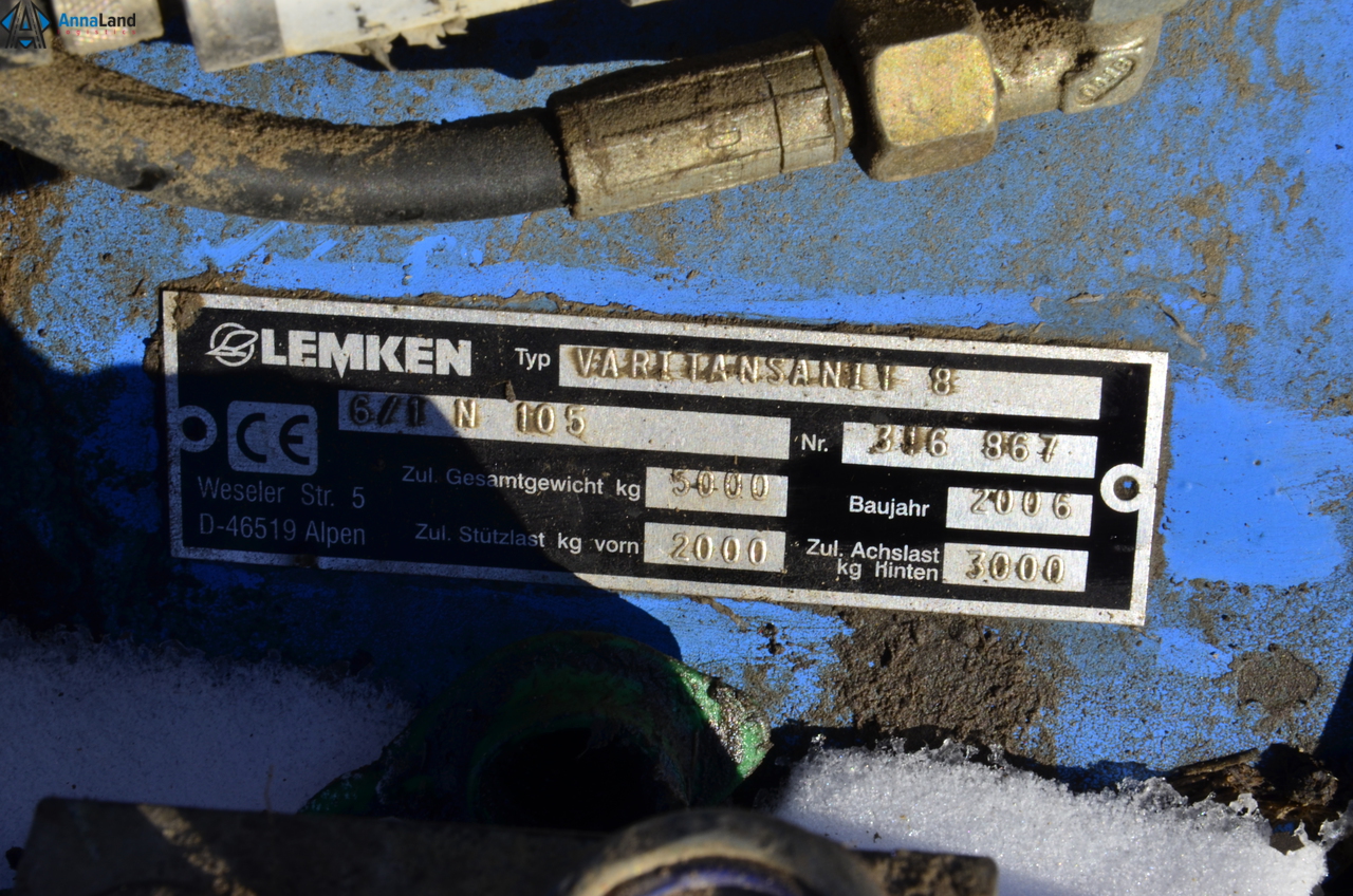  Плуг оборотний Lemken Varitansnit 8  - 11 - Annaland.com.ua.jpg Продаж бу сг техніки з Нідерландів